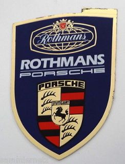 Aufkleber ROTHMANS PORSCHE 956 Le Mans Sticker 80er Jahre Wappen