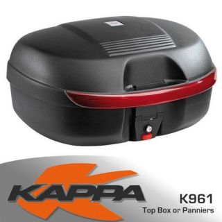 New K961N   44ltr   Kappa Pannier or Top Box   Black (Red reflector