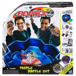 Beyblade Metal Masters Triple Battle Set   Hasbro 31671 Mit 2