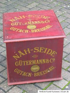 original Gütermann Kurzwarenkommode MEZ Amann 5 Schubladen Nähseide