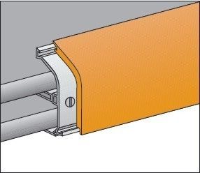 Rohrverkleidung Erü RVC 4080 Ahorn Rohrsockelleiste