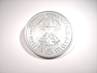 Münze, Fünf Mark, Deutsches Reich 1935