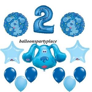 BLUES CLUES balloons party supplies decoration birthday SECOND 2ND TWO