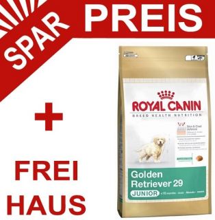 12 kg Royal Canin Golden Retriever 29 Junior Hundefutter fuer Welpen