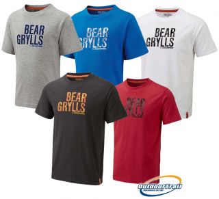 Craghoppers Bear Grylls Camo Logo T Shirt