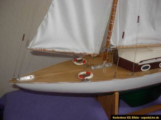 Altes Modell Yacht Segelyacht Yacht Segelboot Segelschiff Modell Deko