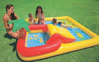INTEX 57454 Play Center Ocean Pool mit Rutsche Spiel und Spass