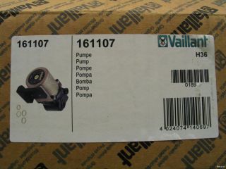 Neue Vaillant/Grundfos Pumpe Heizungspumpe 161107 OVP NEU