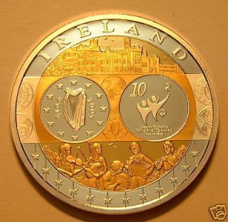 Irland 10 Euro 2003 Silber Gold 999 Ireland Special Olympics