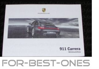 Betriebsanleitung Wartung Porsche 911 Typ 997 Carrera