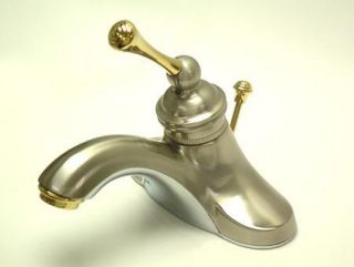 Elements of Design EB3549BL Vintage 4 Centerset Bathroom Faucet Brass