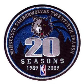 Timberwolves 20th Anniversary Logo Patch (2008 09)