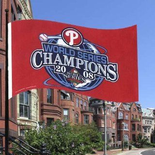 Philadelphia Phillies 2008 World Series Champions Red 3x5