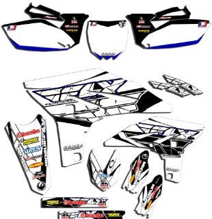 Senge Graphics 2008 2012 Yamaha TTR 125 White/Blue 2013 Fly Racing