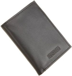 Kenneth Cole REACTION Mens Trifold Wallet,Black,One Size
