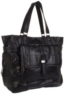  Juicy Couture Blue Print YHRU2822 Tote,Black,One Size Shoes