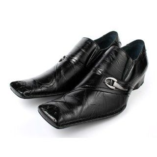 Delli Aldo Mens Fashion Dress Shoes Buckle Slip on Loafers Styled in