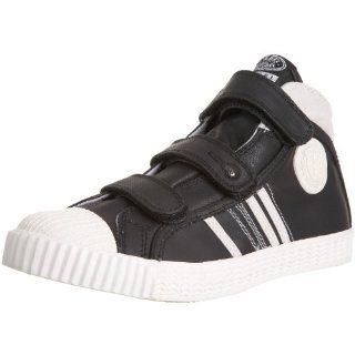 Yuk & Net Strap Sneaker, Black/White, 37 M EU/5 M US Big Kid Shoes