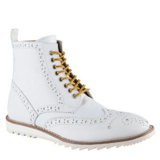 ALDO Ravetto   Men Dress Boots   White   10 Shoes