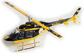 2003 Pittsburgh Steelers Bell Jet Diecast Helicopter