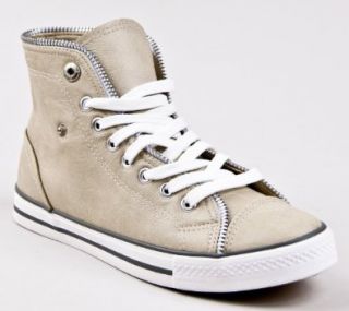 Breckelles NEO 14 Lace Up Zipper Sneakers Shoes