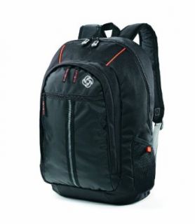 Samsonite Luggage Junior M Backpack, Black/Orange