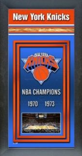 New York Knicks Framed Team Championship Banner Series