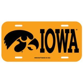 Iowa Hawkeyes Official Logo License Plate Frame Sports