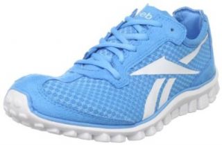 Womens Realflex Runner Running Shoe,Blue Blink/White,5 M US Shoes