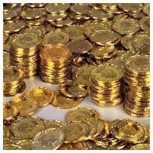 Rhode Island Novelty Gold Coins, 144 Piece Toys & Games