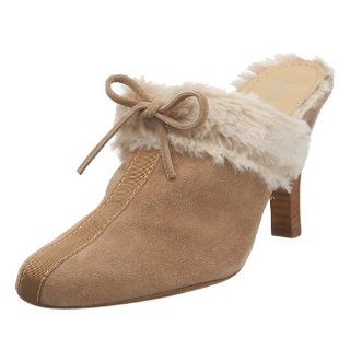  Anne Klein New York Womens Hadden Fur Lined Mule,Camel,6 M Shoes