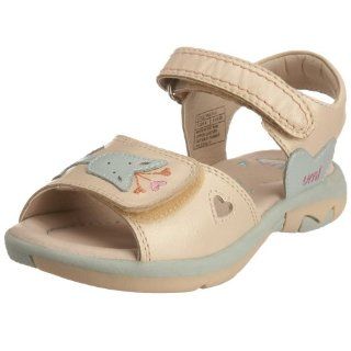 /Little Kid Tabitha Sandal,Cream/Mist,24 EU (US Toddler 8 M) Shoes