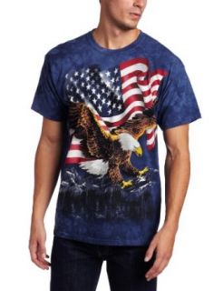 The Mountain Mens Eagle Talon Flag Shirt Clothing