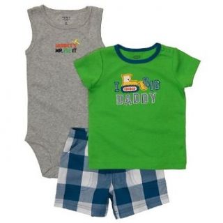 Carters Boys 3 Piece Shorts Set Dig Daddy Mommys Fix It