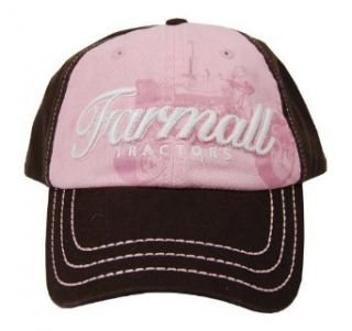 Farmall Womens Two Tone Hat Pink/Chocolate Clothing