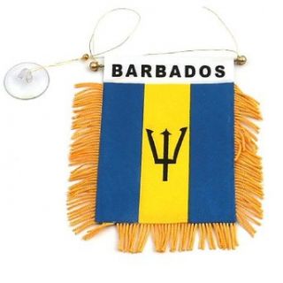 World Mini Banner Barbados W03S61B Clothing