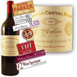 2007   Achat / Vente VIN ROUGE Château Cheval Blanc 2007  