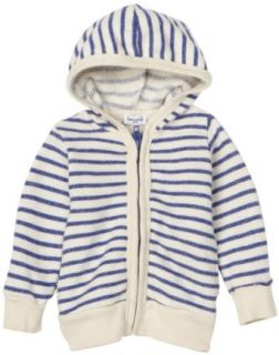 Splendid Littles Nautical Stripe Zip Hoodie French Blue