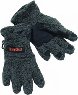 Bear Grylls Mens Basecamp Fleece Glove,Blk/BlkP/SuO,Small