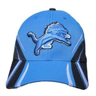NFL Reebok Detroit Lions FlexFit OSFA Hat Cap   Blue