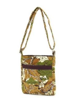 Belvah Quilted Camouflage Cross Body Hipster Handbag