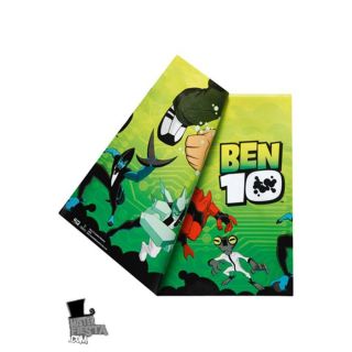 Nappe   BEN 10   Nappe en plastique imprimé BEN 10™ (format 120cm