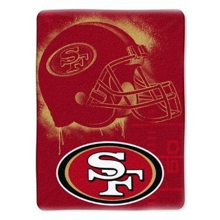 San Francisco 49ers Blanket   Micro Raschel 60x80 Sports