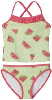 Hatley Girls 2 6x Watermelons Swimwear,Green,2 Clothing