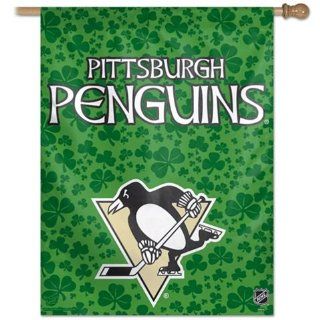 Pittsburgh Penguins St. Patricks Vertical Flag 27x37