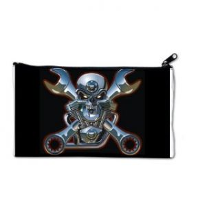 Artsmith, Inc. Clutch Bag Purse (2 Sided) Motorhead Skull