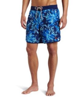 Baker Mens Fleural Swim Boardshort, Dark Blue, 5 (34) US Clothing