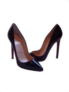 Louboutin Shoes Black Patent Heels Pigalle Pumps  OnlyModa, 35 Shoes