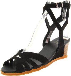  Arche Womens Orpale Ankle Wrap Wedge,Noir,35 EU/4 M US Shoes