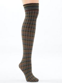 Microfiber Multi Colored Print Over the Knee Socks Womens